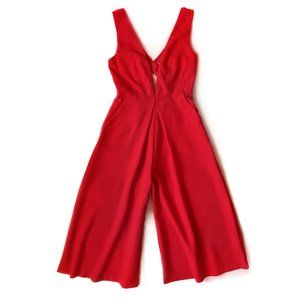 BCBGeneration Jumpsuit Dress Red Midi Size 0 Pants-Dress